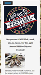 Mobile Screenshot of milfordoysterfestival.com